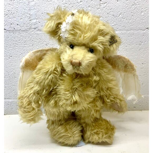 Vintage Annette Funicello Bear Co. 12” Collectible Angel Wings Bear w Stand - Picture 1 of 8